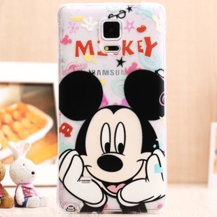 Thin Transparent Micky Mouse Case for iPhone and Samsung Phones