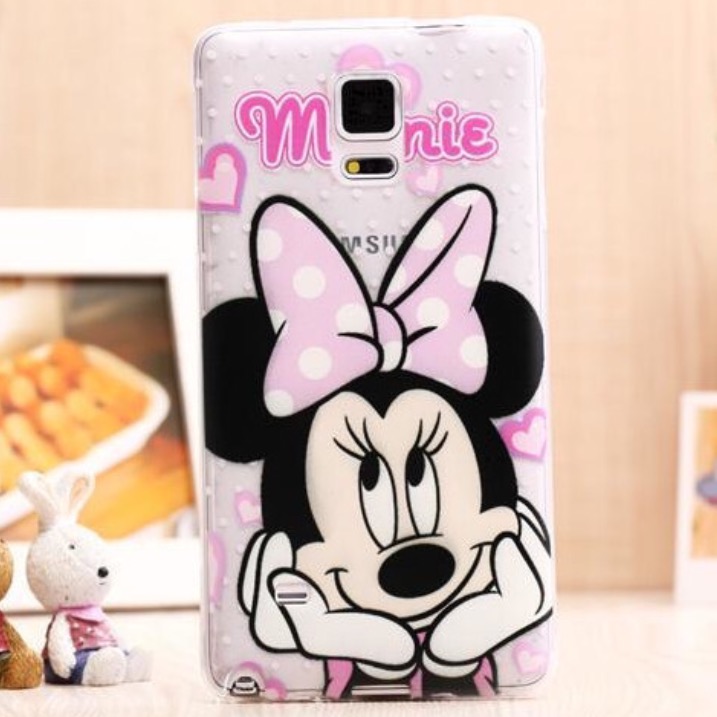Thin Transparent Minnie Mouse Case for iPhone and Samsung Phones