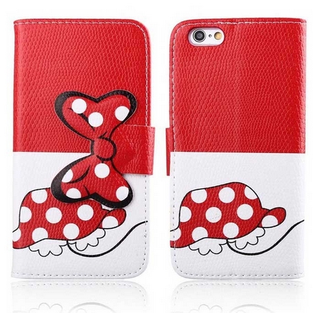 Polka Dot Shell Red and White iPhone and Samsung Phones