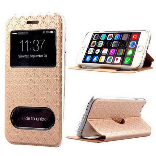 Double Window View Wallet Case for iPhone