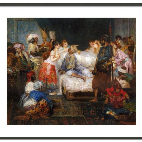 ormon Fernand The Harem Painting Canvas Print Reproduction Wall Art